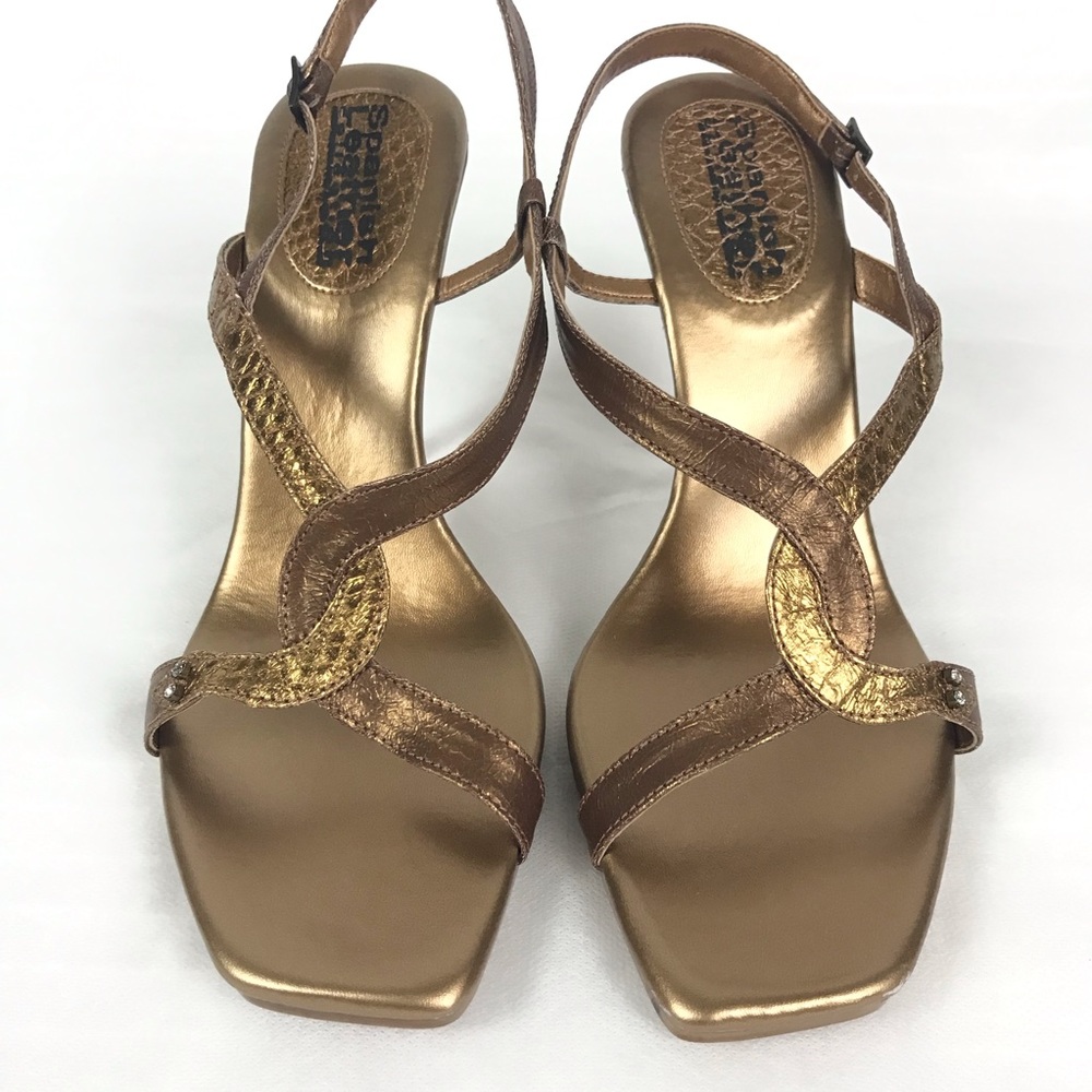 Sergio Zelcer Spanish Leather Snake embossed Heels 9